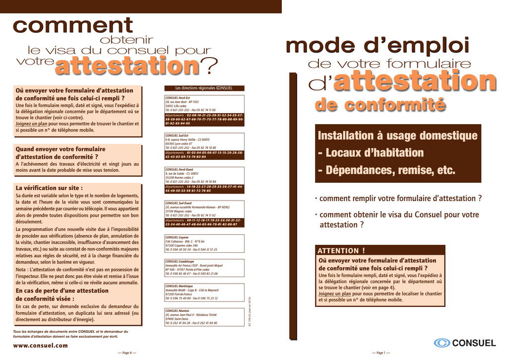 Obtenir Le Visa Du Consuel Pour Votre Attestation