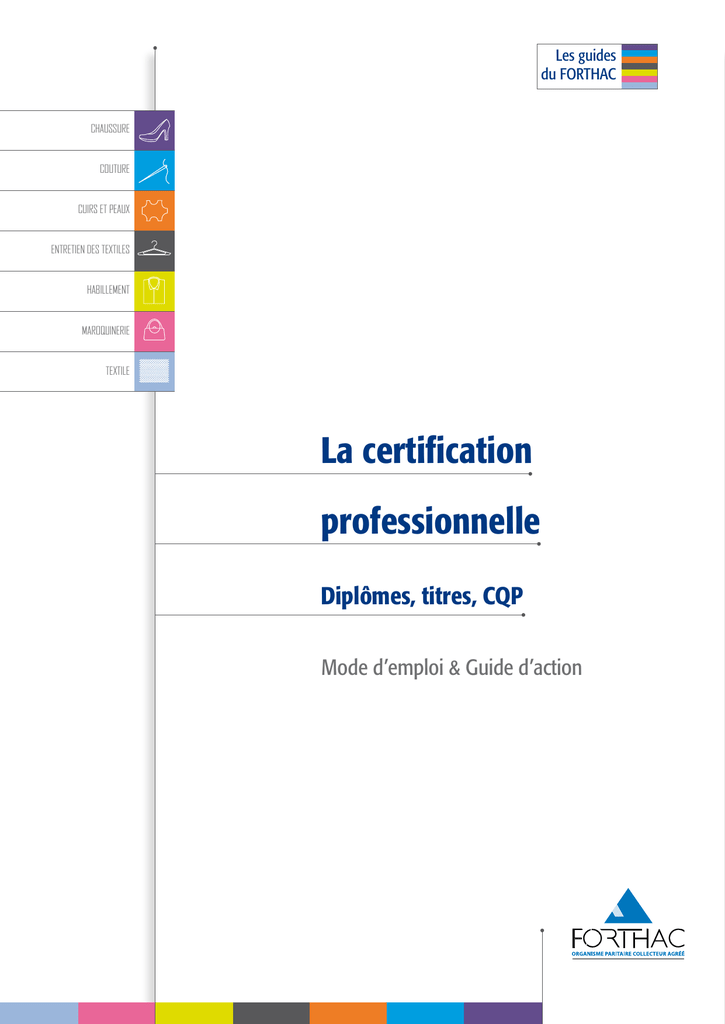 PDF Le Répertoire National des Certifications Professionnelles (RNCP) Résumé descriptif de la