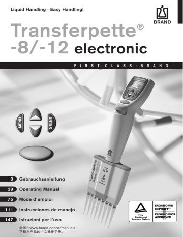 Transferpette® -8/-12 Electronic | Manualzz