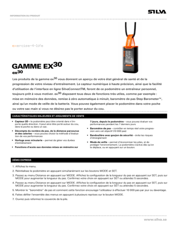 GAMME EX30 | Manualzz