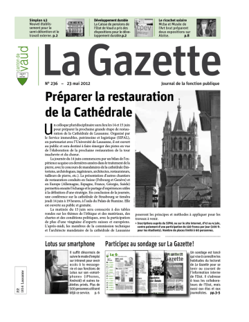La Gazette Canton De Vaud Manualzz