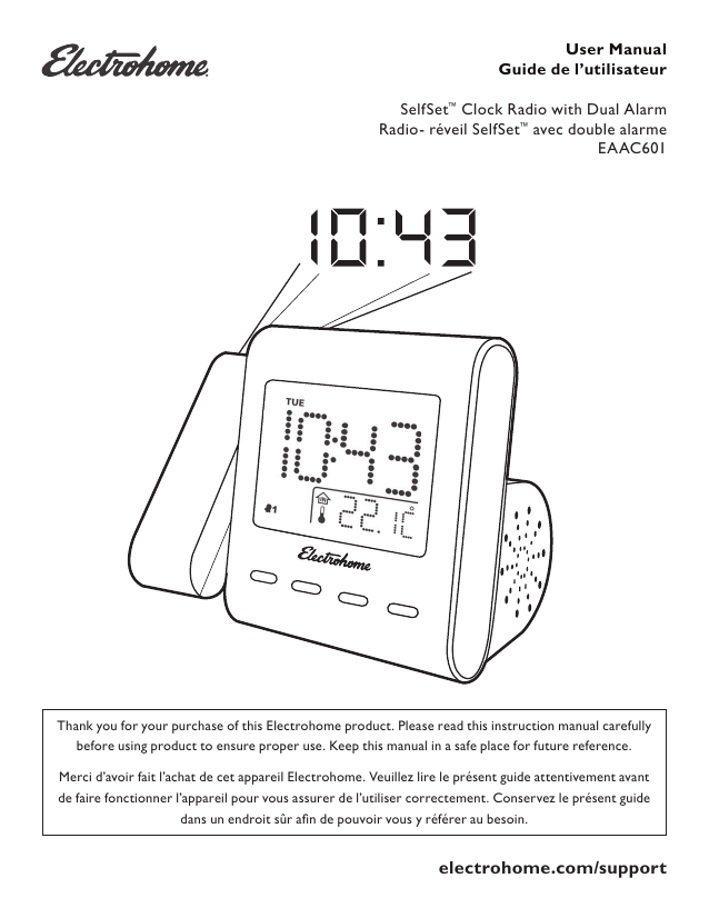 Electrohome EAAC601 User manual Manualzz