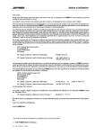 HYMER Camping-car Manuel d'utilisation
