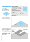 Instructions de montage Receveur de douche