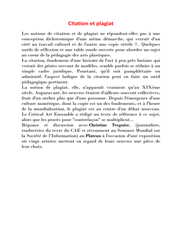 Citation Et Plagiat Manualzz