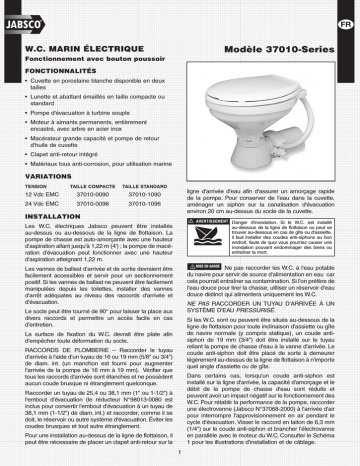 Jabsco - kit 37018-0000 plaque + joint pour WC électrique 37010