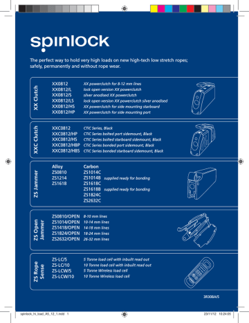 Spinlock Powerclutch CTiC Port sidemount Bolted Silver Spinlock Powerclutch CTiC Port sidemount Bolted Silver
