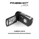 Manuel d'utilisation Cam&eacute;scope FINESHOT CN519