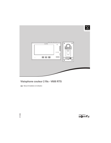 Visiophone V600 RTS - Manuel d’installation et d’utilisation | Manualzz