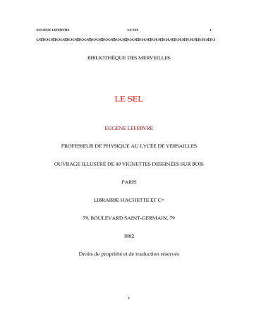 Le Sel Alchimie Hermetisme Manualzz