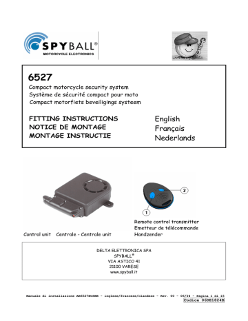 Spyball 6527 Fitting Instructions Manual | Manualzz