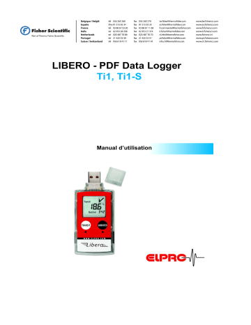 LIBERO - PDF Data Logger Ti1, Ti1-S | Manualzz