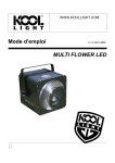 Lumi&egrave;re LED MULTI FLOWER LED Mode d&rsquo;emploi