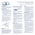 Candle Making Kit Instructions