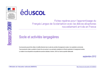 eduscol  Education  Ministère de l`éducation nationale  Manualzz