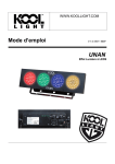 Mode d'emploi UNAN - Effet Lumi&egrave;re &agrave; LEDS