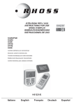 RHOSS Chiller User Manual | Manualzz