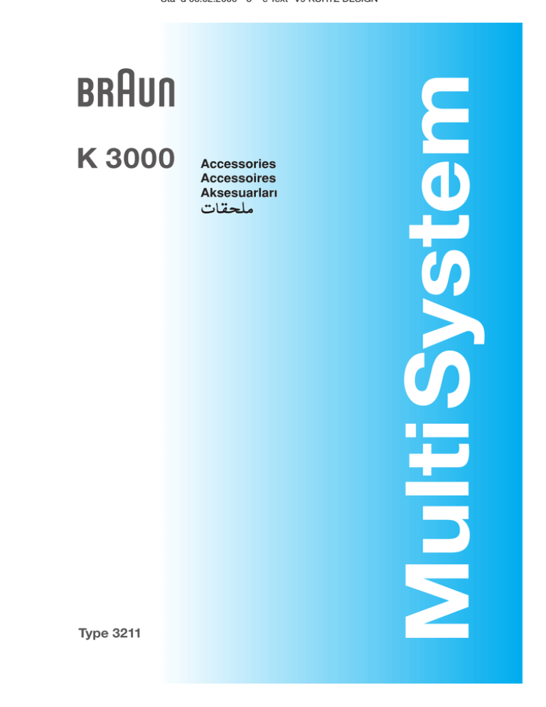 Braun K3000 Owner S Manual Manualzz