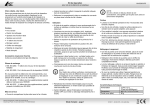 Mode d'emploi Kit de r&eacute;paration NX-5263