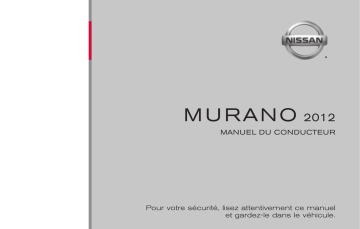 Nissan Murano 2009-2015 Manuel du propriétaire | Manualzz
