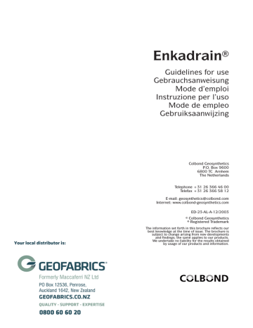 Enkadrain Installation Guideline | Manualzz