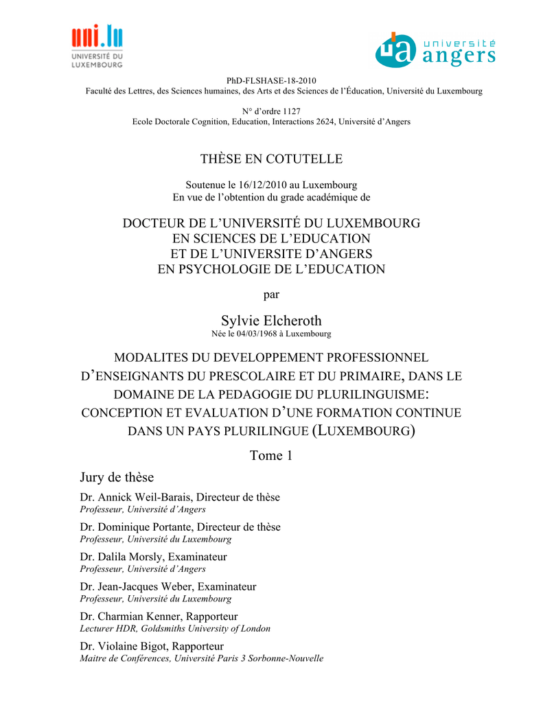Sylvie Elcheroth Orbilu Universite Du Luxembourg Manualzz
