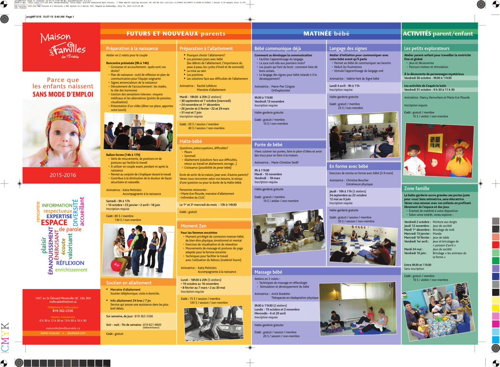 rencontre prénatale clsc