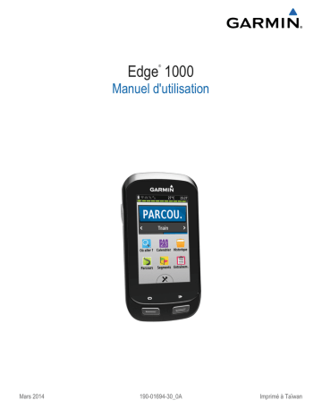 Service De Remplacement De Batterie Pour Garmin Edge 1000 (appareil Non Inclus)