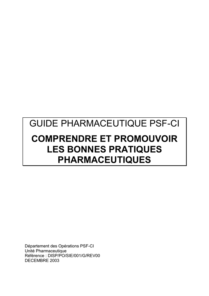 Guide Comprendre Et Promouvoir Les Bpp | Manualzz