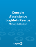 Console d'assistance LogMeIn Rescue Manuel d'utilisation
