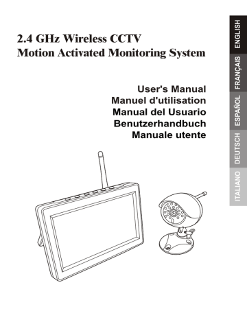 User`s Manual Manuel d`utilisation Manual del | Manualzz