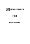 Manuel FM8 - Native Instruments