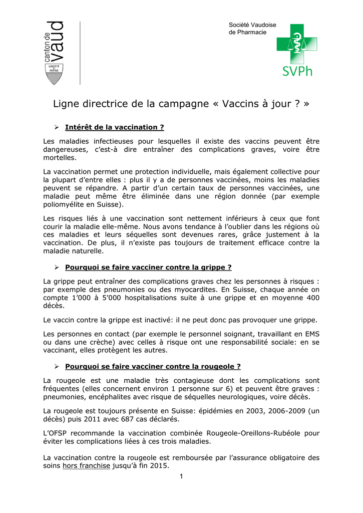 de santé perdu comment faire pour les vaccins