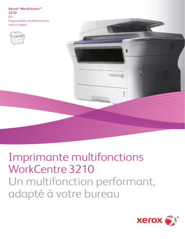 Imprimante multifonctions WorkCentre 3210 Un multifonction | Manualzz