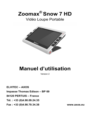 Zoomax Snow 7 HD Manuel d`utilisation | Manualzz