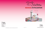 Manuel d'utilisation HQ Sweet Sixteen