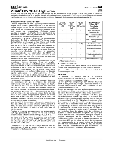 Ref 30 236 Vidas Ebv Vca Ea Igg Vcag Manualzz