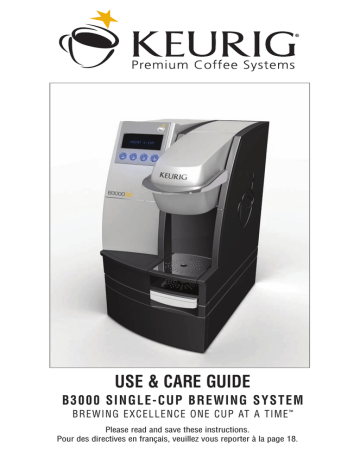 Keurig B3000 User manual | Manualzz