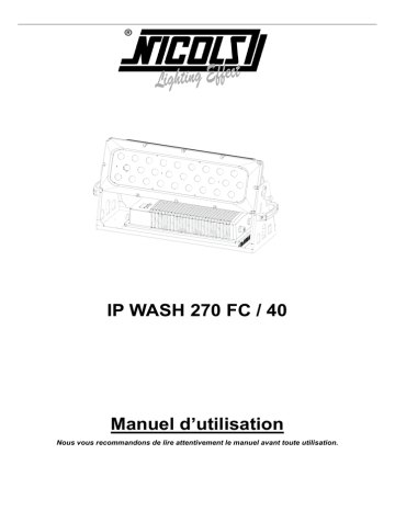 IP WASH 270 FC / 40 Manuel d`utilisation | Manualzz