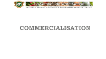 Commercialisation - Le Conseil Du Café | Manualzz