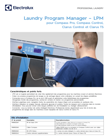Laundry Program Manager – LPM | Manualzz