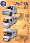 Manuel d&rsquo;utilisation Camping-car PILOTE