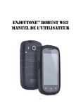 T&eacute;l&eacute;phone mobile robuste W83 - Manuel de l&rsquo;utilisateur