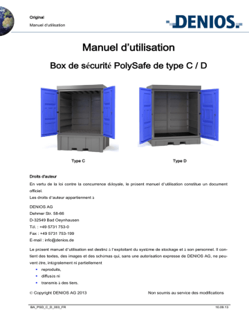 Manuel d`utilisation | Manualzz