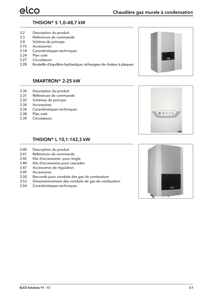 Chaudières Gaz Murales à Condensation Manualzzcom