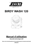 Nicols BIRDY WASH 120 User Manual