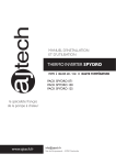 Manuel d&rsquo;installation et d&rsquo;utilisation&nbsp;: Ajtech Spydro 071, Spydro 100, Spydro 125