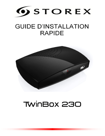 Storex TwinBox 230 DVB-T Recorder Manuel du propriétaire | Manualzz