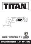 TITAN TTP448HTL Manuel d'instructions et de s&eacute;curit&eacute;