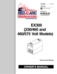 Welding Power Source EX300 230/460 Volt, EX300 460/575 Volt Owner's Manual